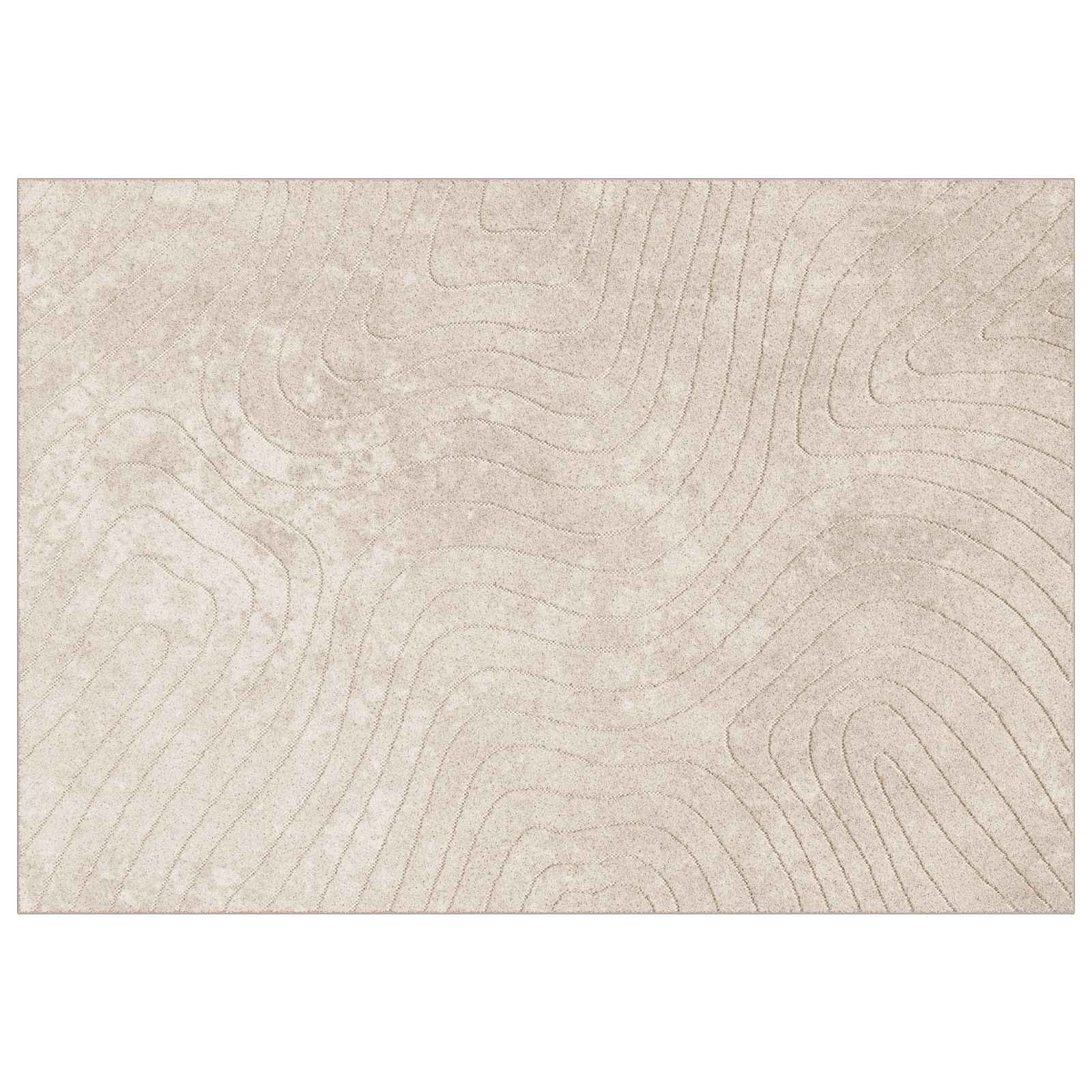 Tappeti per area PALMERAS Beige 160 x 230 cm Poliestere | homemem39