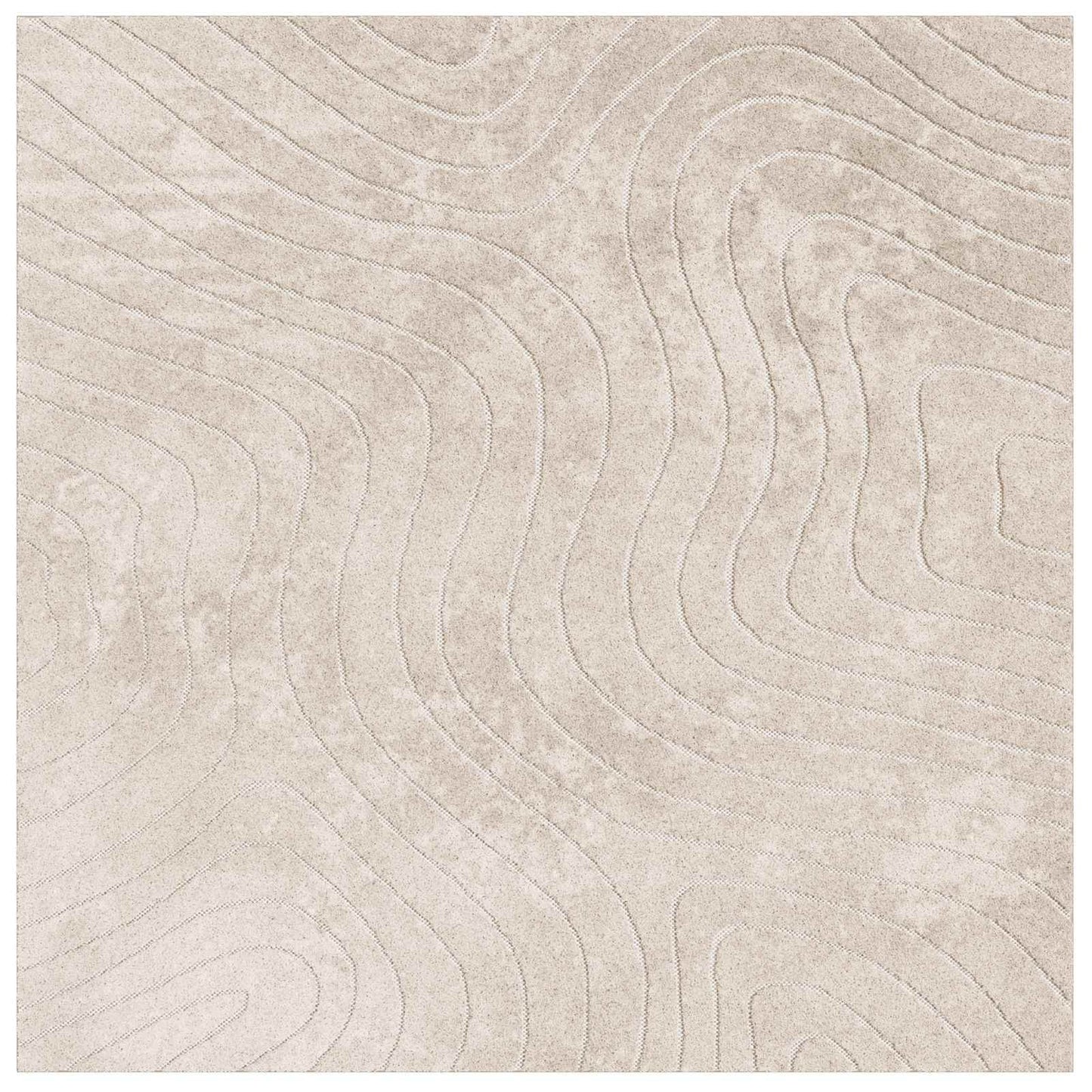 Tappeti per area Quadrato PALMERAS Beige 200 x 200 cm | homemem39