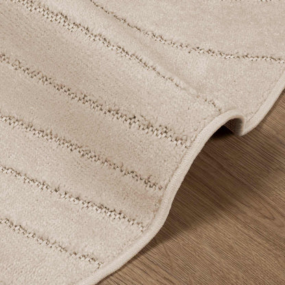 Tappeti per area Rotondo PALMERAS Beige Ø 120 CM Poliestere | homemem39