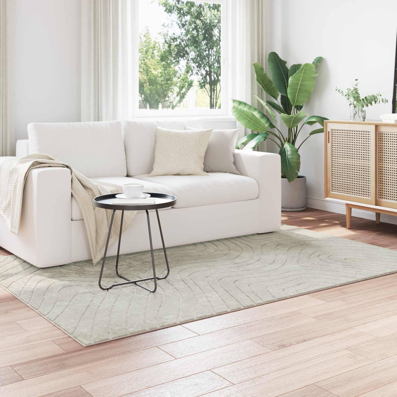 Tappeti per area PALMERAS Verde 160 x 230 cm Poliestere | homemem39