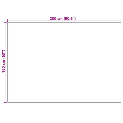 Tappeti per area PALMERAS Verde 160 x 230 cm Poliestere | homemem39