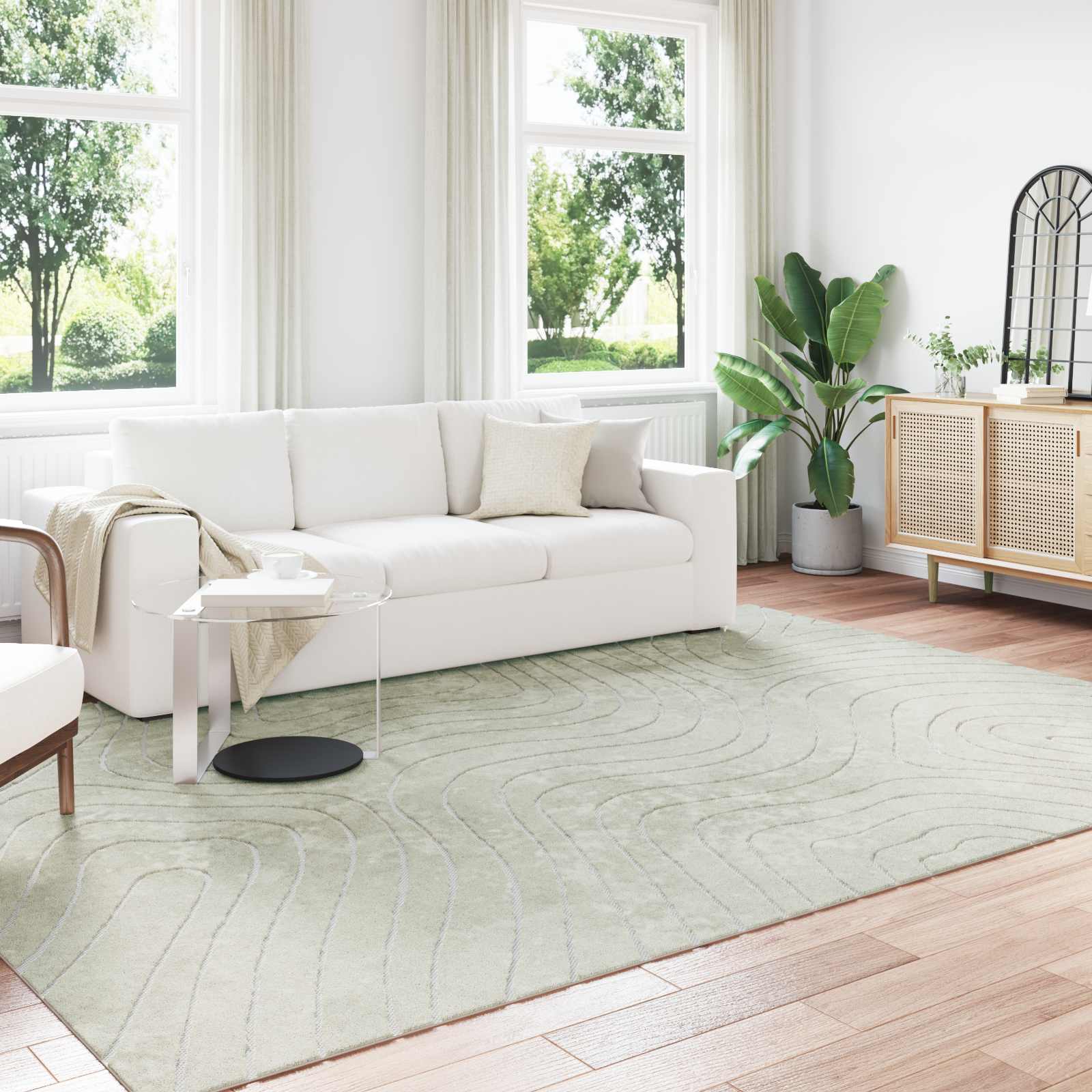 Tappeti per area PALMERAS Verde 240 x 340 cm Poliestere | homemem39