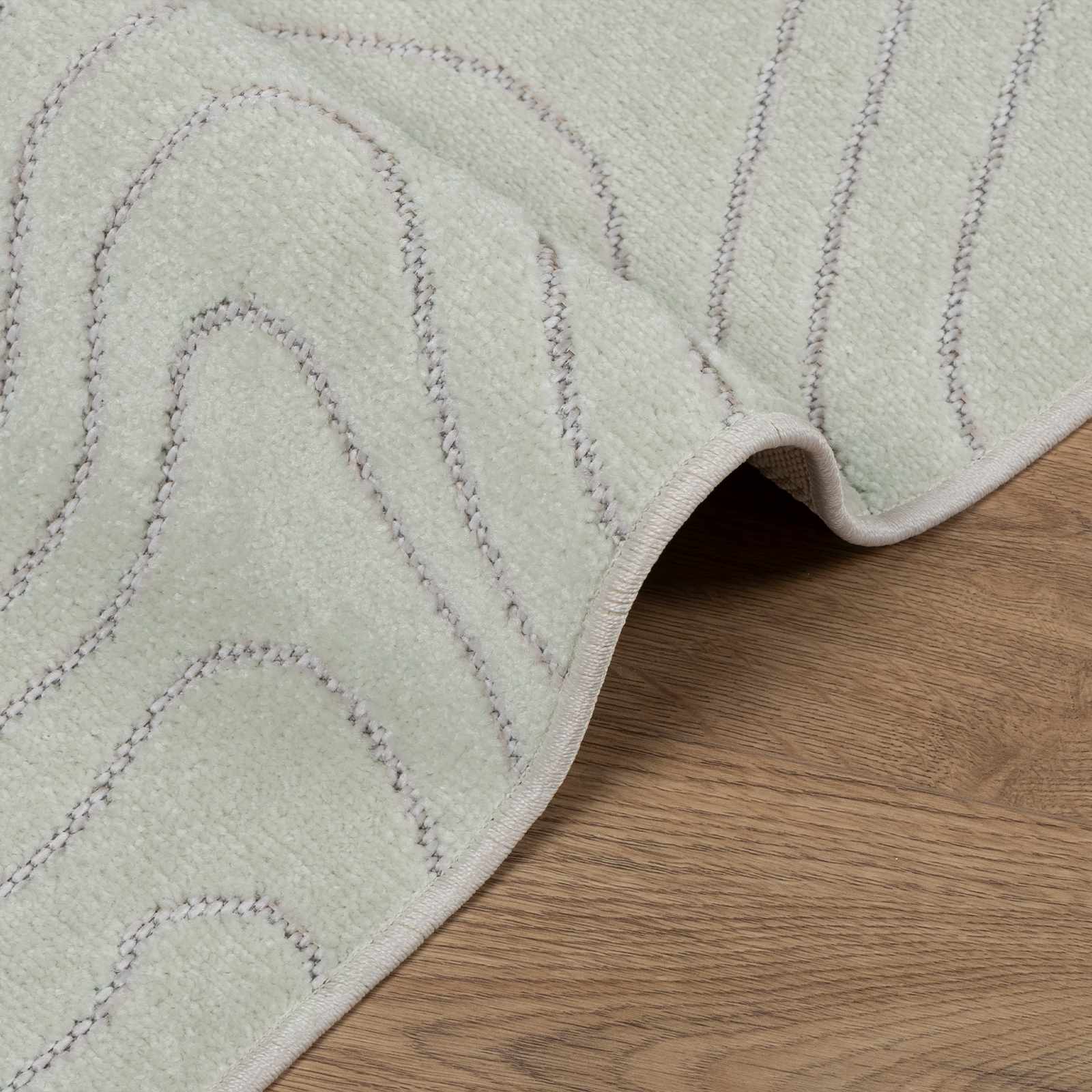 Tappeti per area Quadrato PALMERAS Verde 200 x 200 cm | homemem39