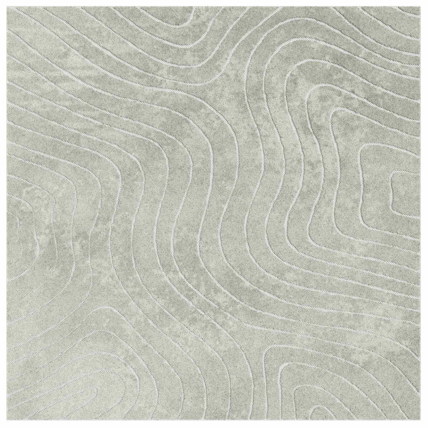 Tappeti per area Quadrato PALMERAS Verde 200 x 200 cm | homemem39