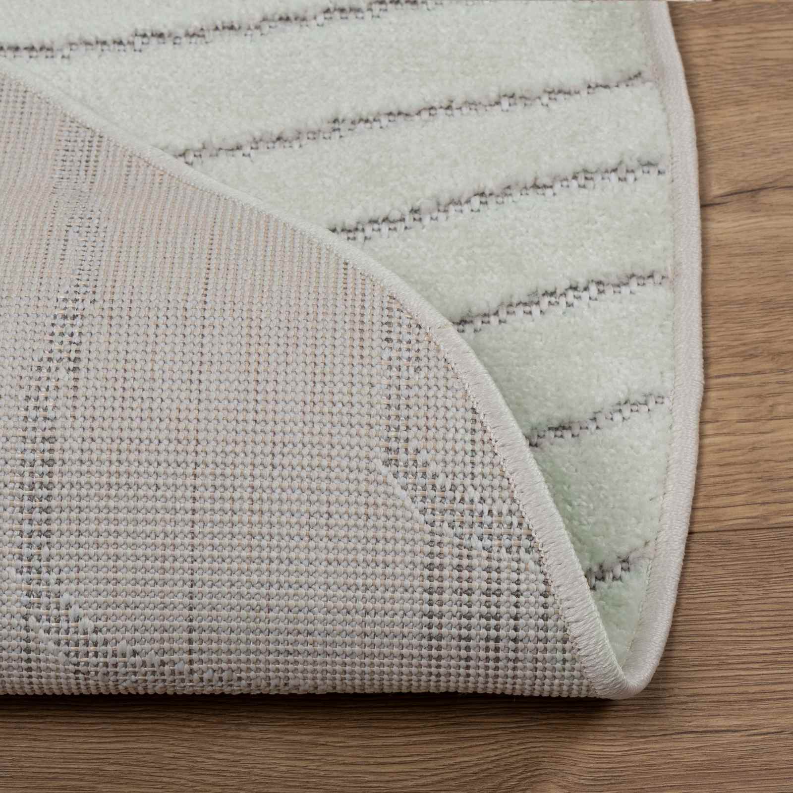 Tappeti per area Rotondo PALMERAS Verde Ø 200 CM Poliestere | homemem39