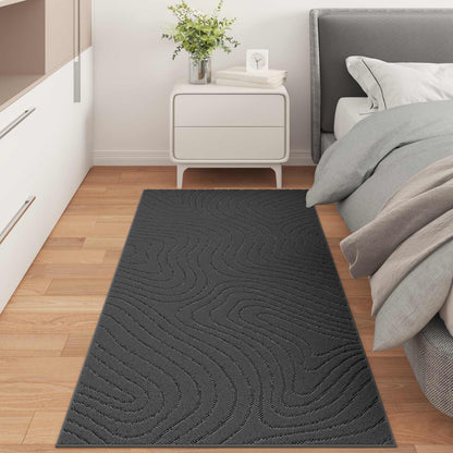 Tappeti per area PALMERAS Antracite 200 x 80 cm Poliestere | homemem39