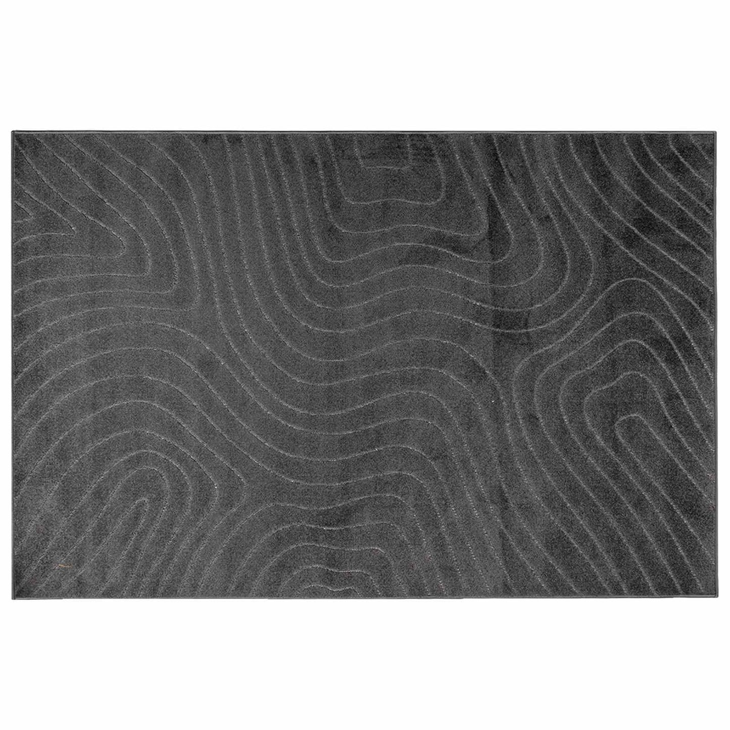 Tappeti per area PALMERAS Antracite 280 x 200 cm Poliestere | homemem39