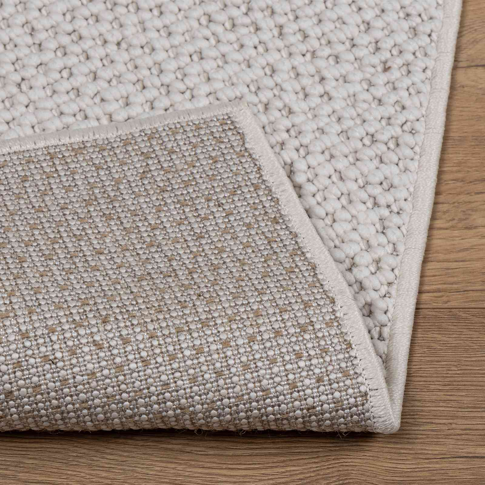Tappeti per area Rettangolare LUGO Crema 150 x 80 cm Poliestere | homemem39