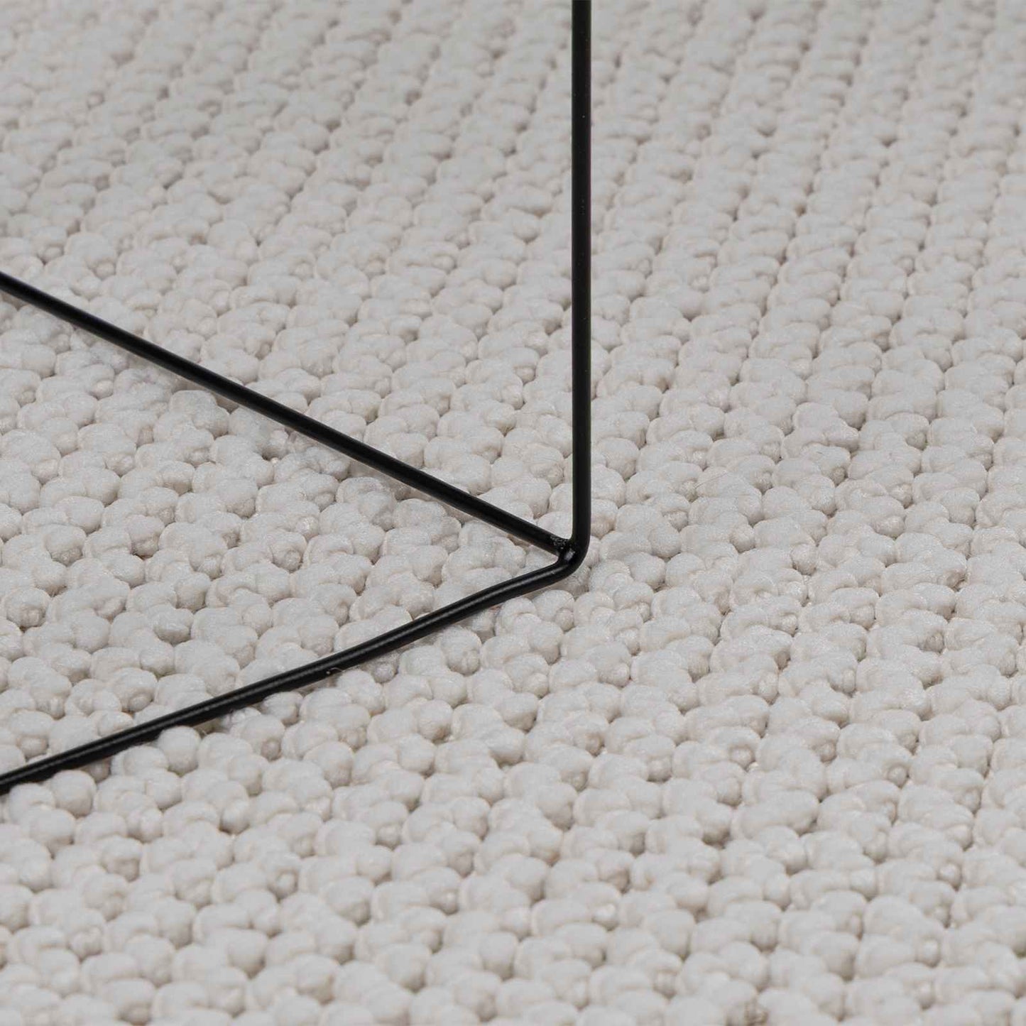 Tappeti per area Rettangolare LUGO Crema 200 x 80 cm Poliestere | homemem39