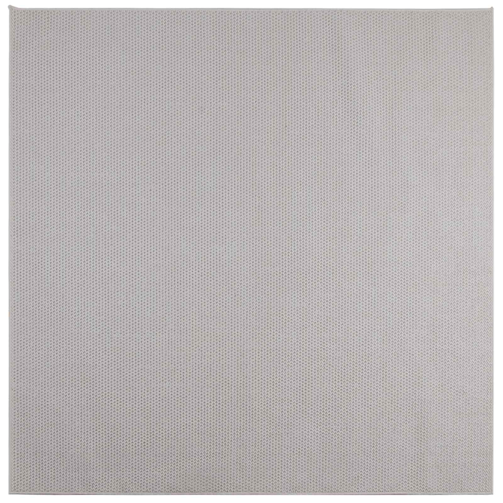 Tappeti per area Quadrato LUGO Crema 120 x 120 cm Poliestere | homemem39