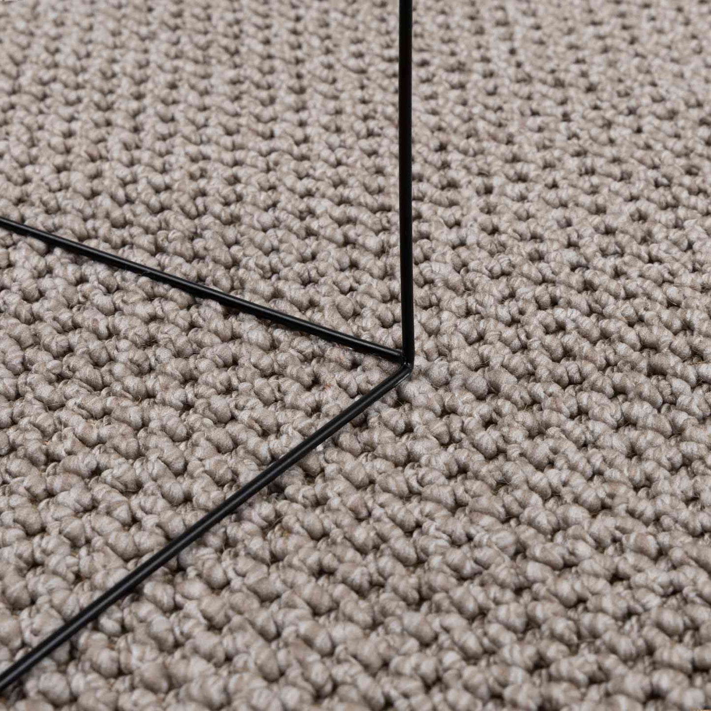 Tappeti per area Quadrato LUGO Talpa 120 x 120 cm Poliestere