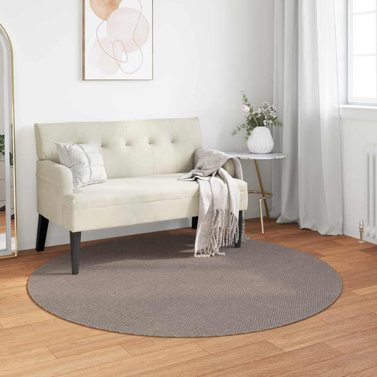 Tappeti per area Rotondo LUGO Talpa Ø 120 CM Poliestere | homemem39