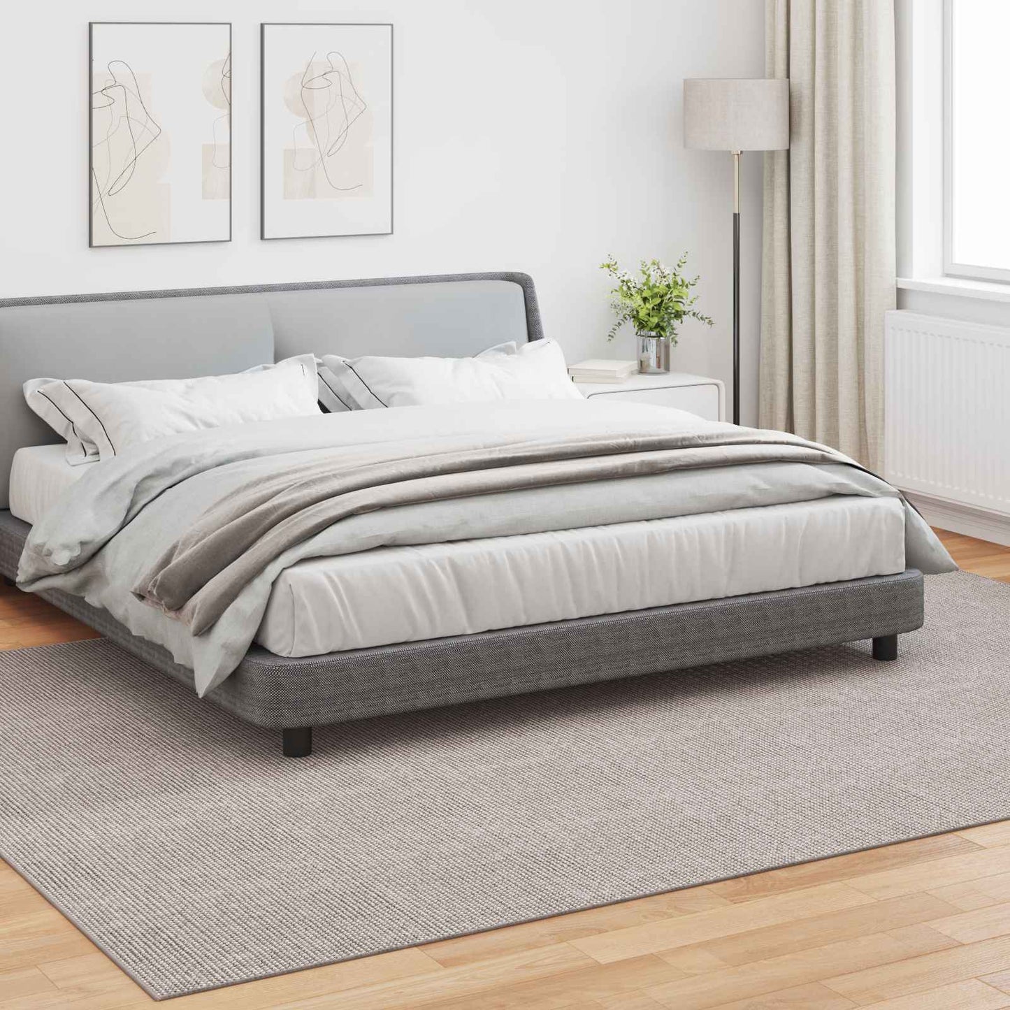 Tappeti per area LUGO Crema e Taupe 280 x 200 cm Poliestere | homemem39