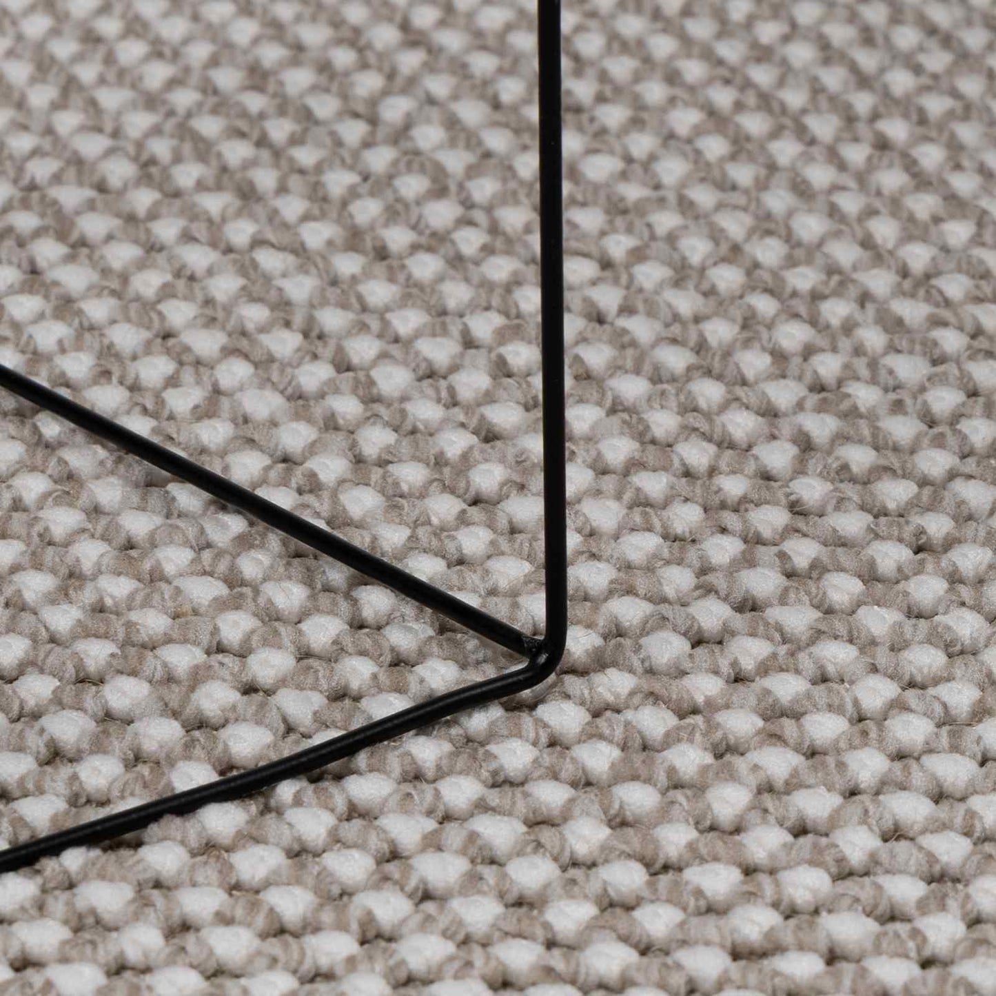 Tappeti per area LUGO Crema e Taupe 200 x 200 cm Poliestere | homemem39