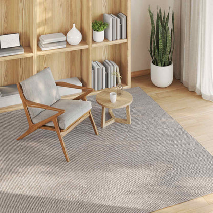 Tappeti per area LUGO Crema e Taupe 200 x 200 cm Poliestere | homemem39