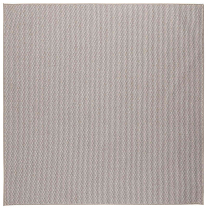 Tappeti per area LUGO Crema e Taupe 200 x 200 cm Poliestere