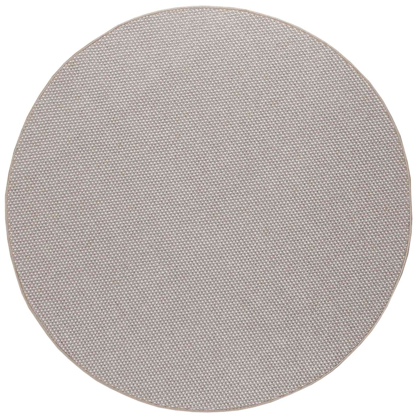 Tappeti per area Rotondo LUGO Crema e Taupe Ø 160 CM Poliestere | homemem39