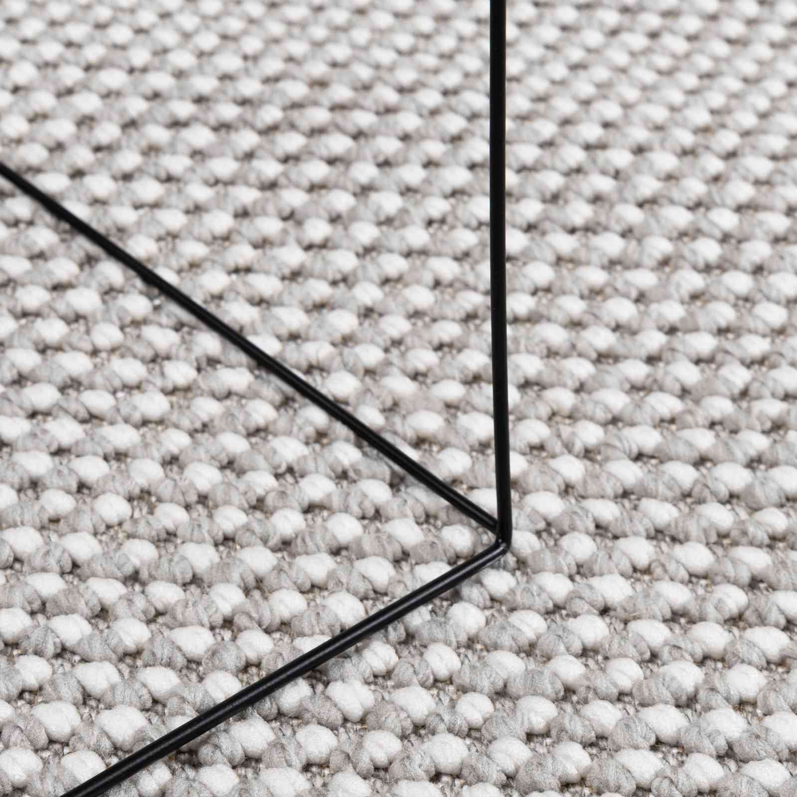 Tappeti per area LUGO Crema e Grigio 80 x 150 cm Poliestere | homemem39