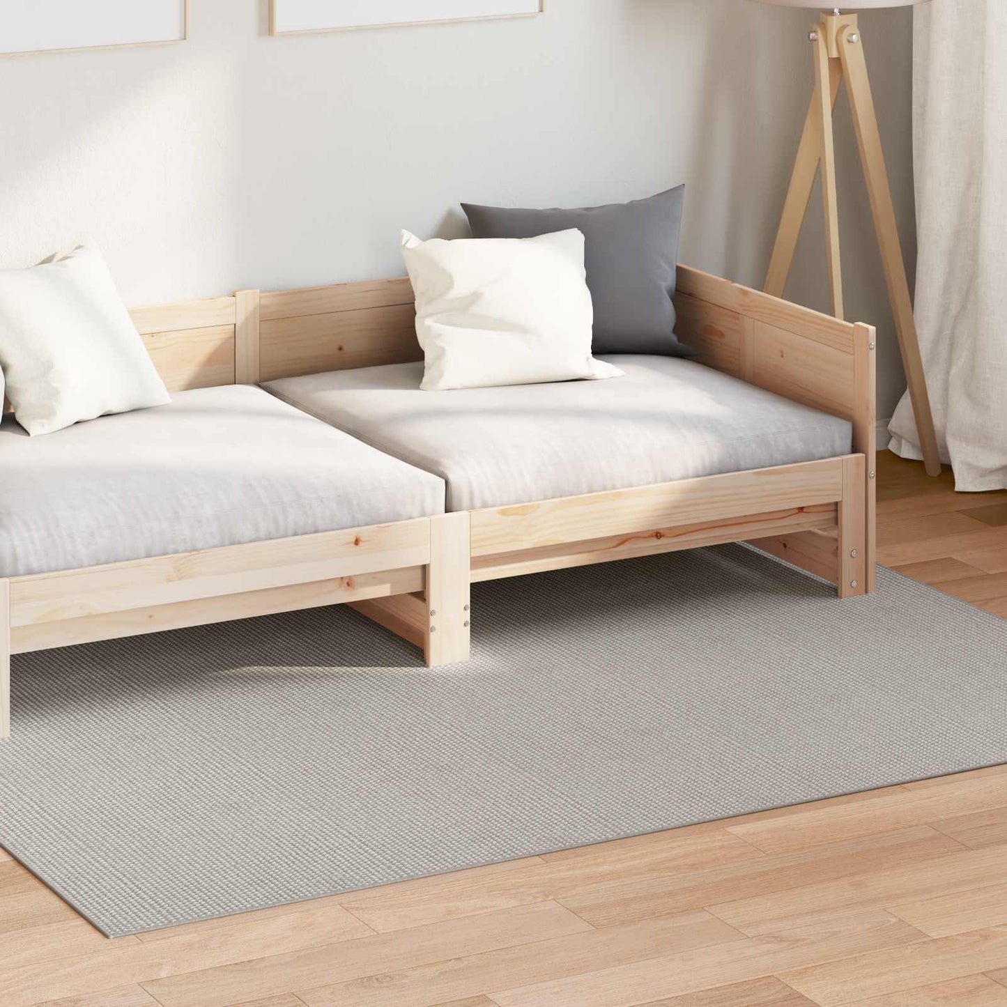 Tappeti per area LUGO Crema e Grigio 120 x 170 cm Poliestere | homemem39