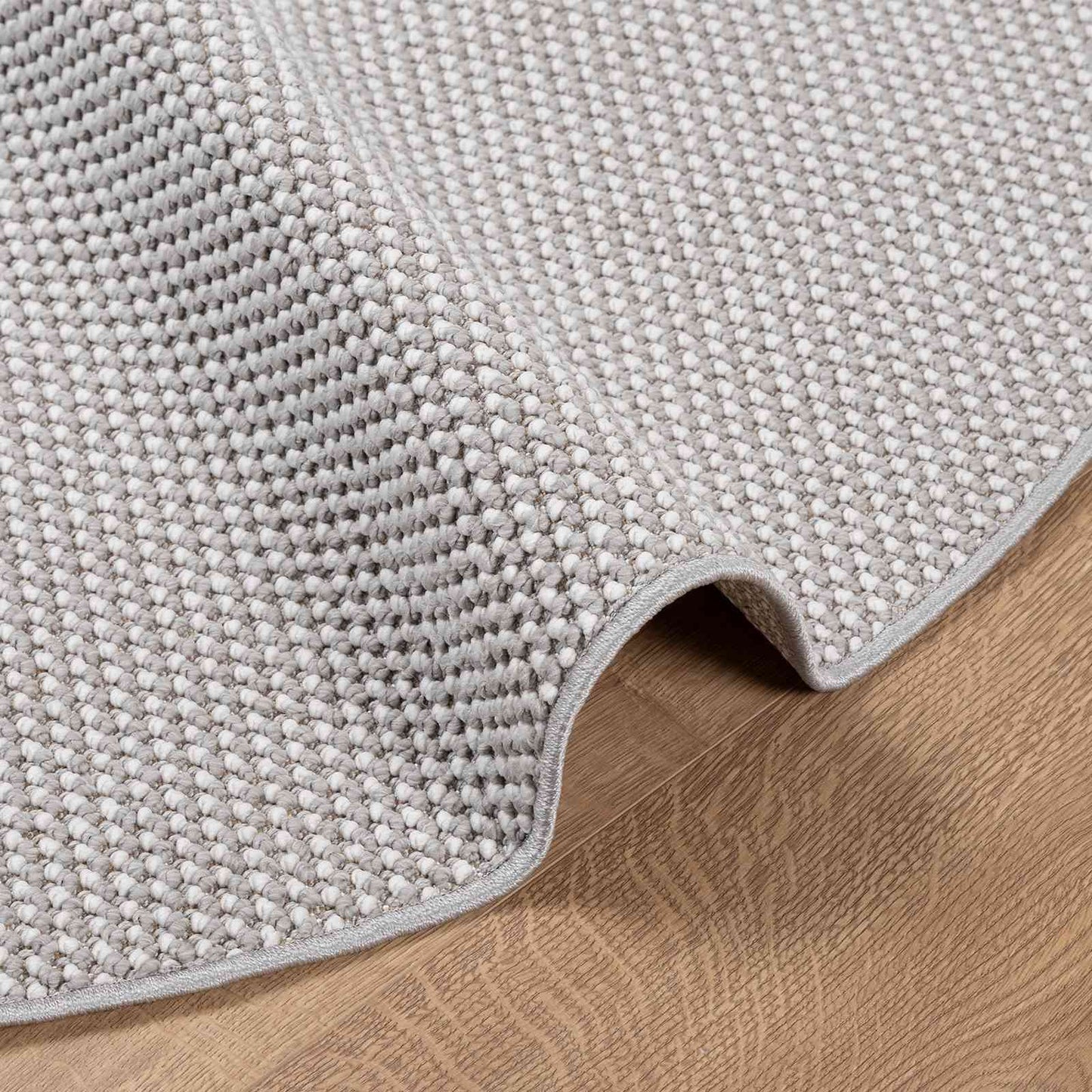 Tappeti per area Rotondo LUGO Crema e Grigio Ø 120 CM