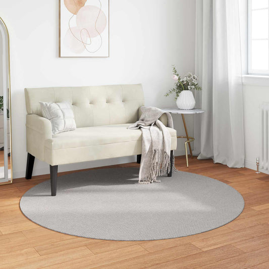 Tappeti per area Rotondo LUGO Crema e Grigio Ø 120 CM