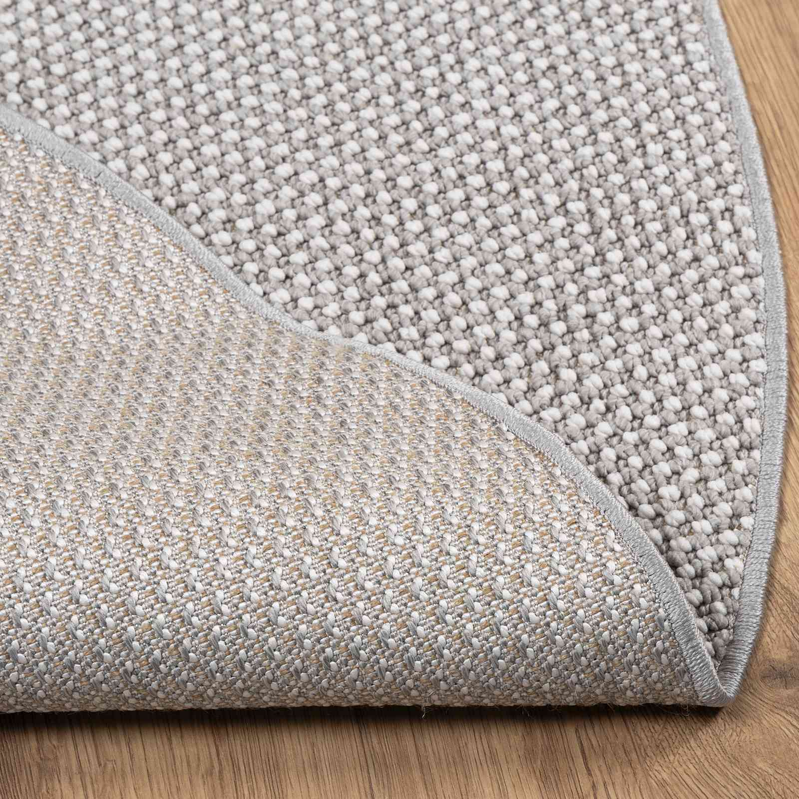 Tappeti per area Rotondo LUGO Crema e Grigio Ø 200 CM | homemem39