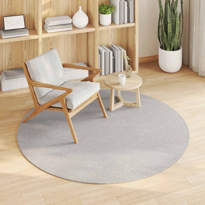 Tappeti per area Rotondo LUGO Crema e Grigio Ø 200 CM | homemem39