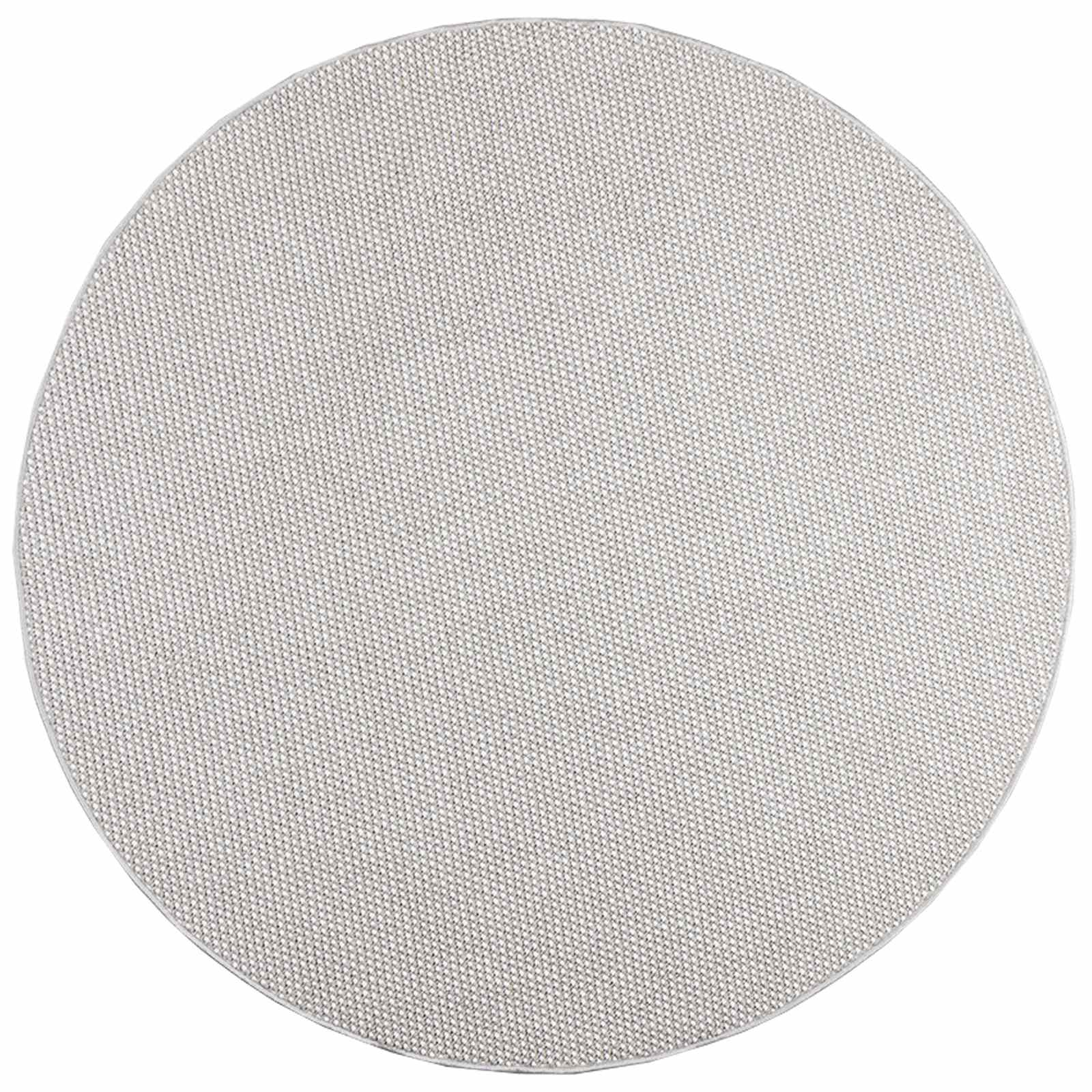 Tappeti per area Rotondo LUGO Crema e Grigio Ø 200 CM | homemem39