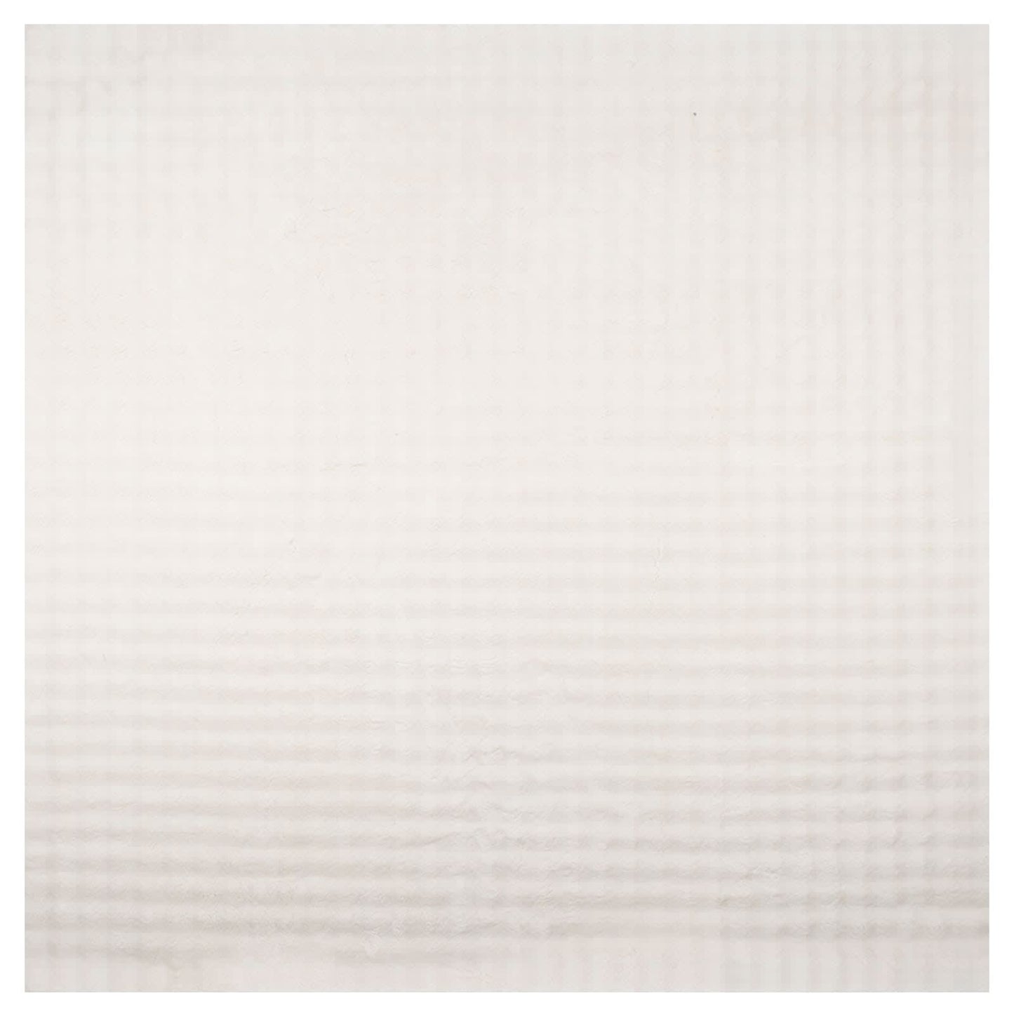 Tappeti per area Quadrato SIROLO Crema 120 x 120 cm Poliestere | homemem39