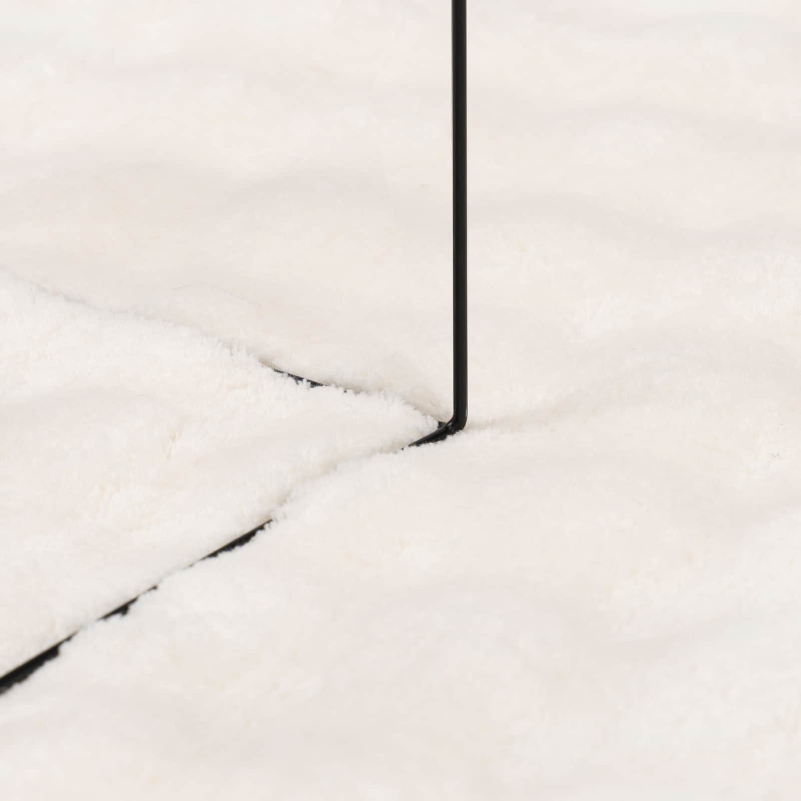 Tappeti per area Quadrato SIROLO Crema 200 x 200 cm Poliestere | homemem39