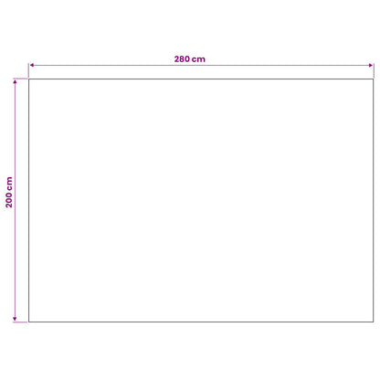 Tappeti per area SIROLO Beige 280 x 200 cm Poliestere | homemem39