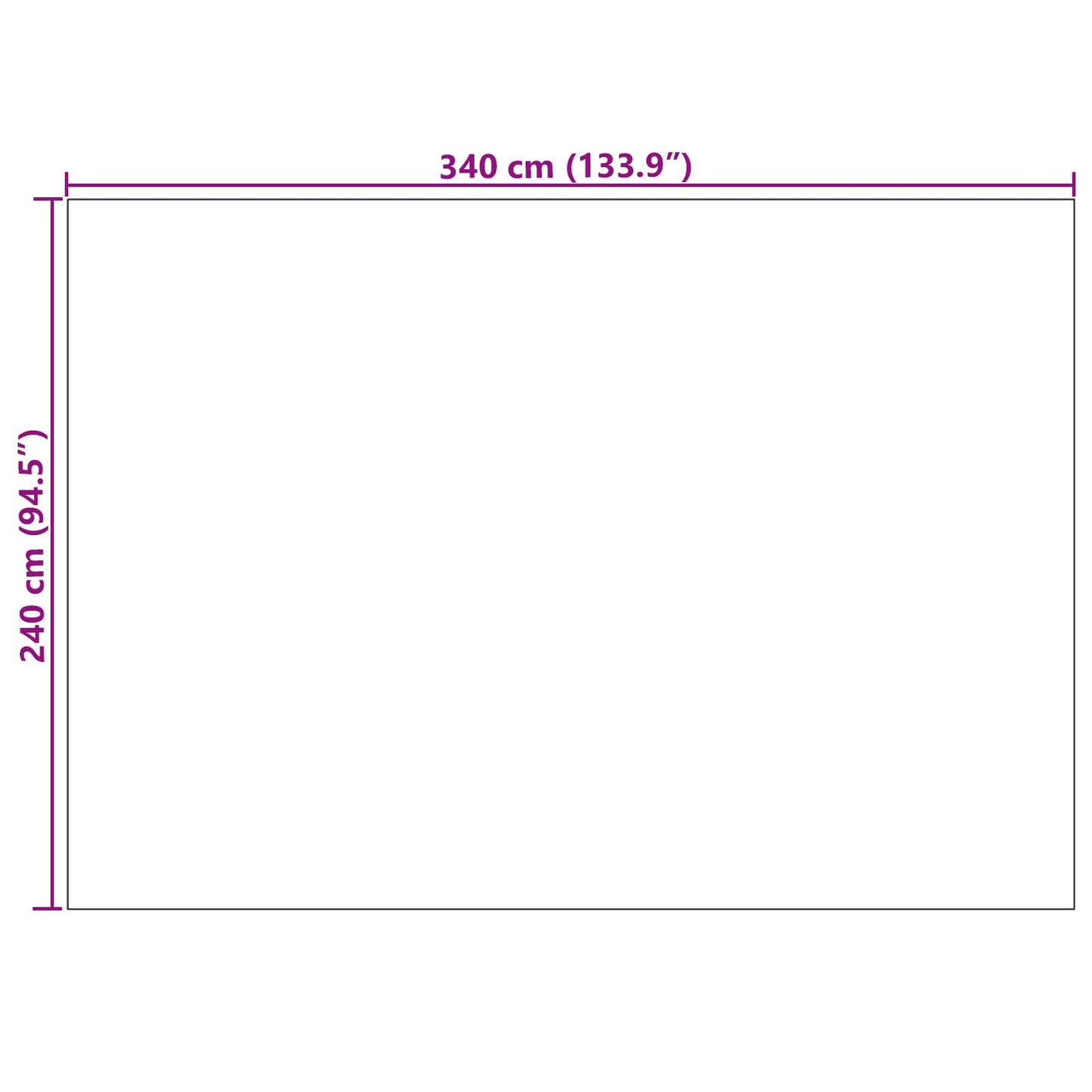 Tappeti per area SIROLO Beige 340 x 240 cm Poliestere | homemem39