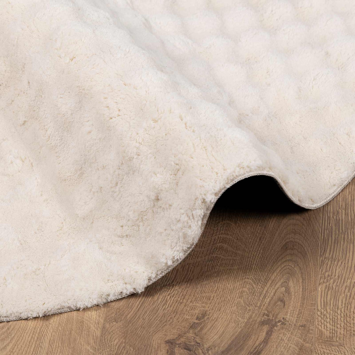 Tappeti per area Rotondo SIROLO Beige Ø 160 CM Poliestere | homemem39
