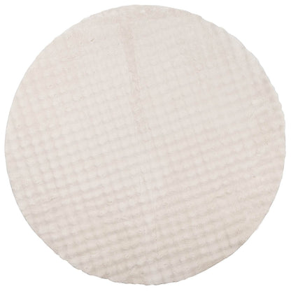 Tappeti per area Rotondo SIROLO Beige Ø 160 CM Poliestere | homemem39