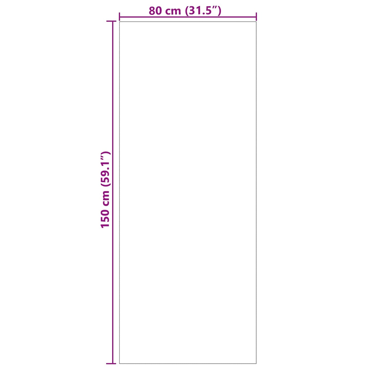 Tappeti per area SIROLO Sabbia 150 x 80 cm Poliestere | homemem39