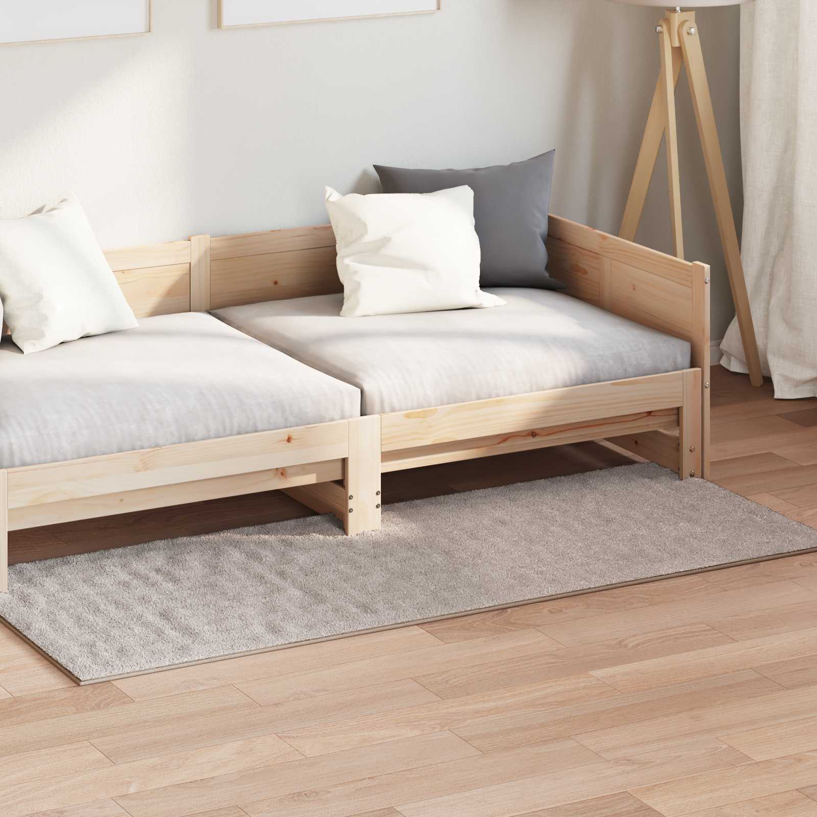 Tappeti per area SIROLO Sabbia 200 x 80 cm Poliestere | homemem39