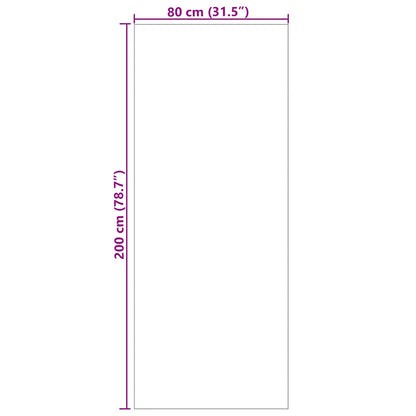 Tappeti per area SIROLO Sabbia 200 x 80 cm Poliestere | homemem39