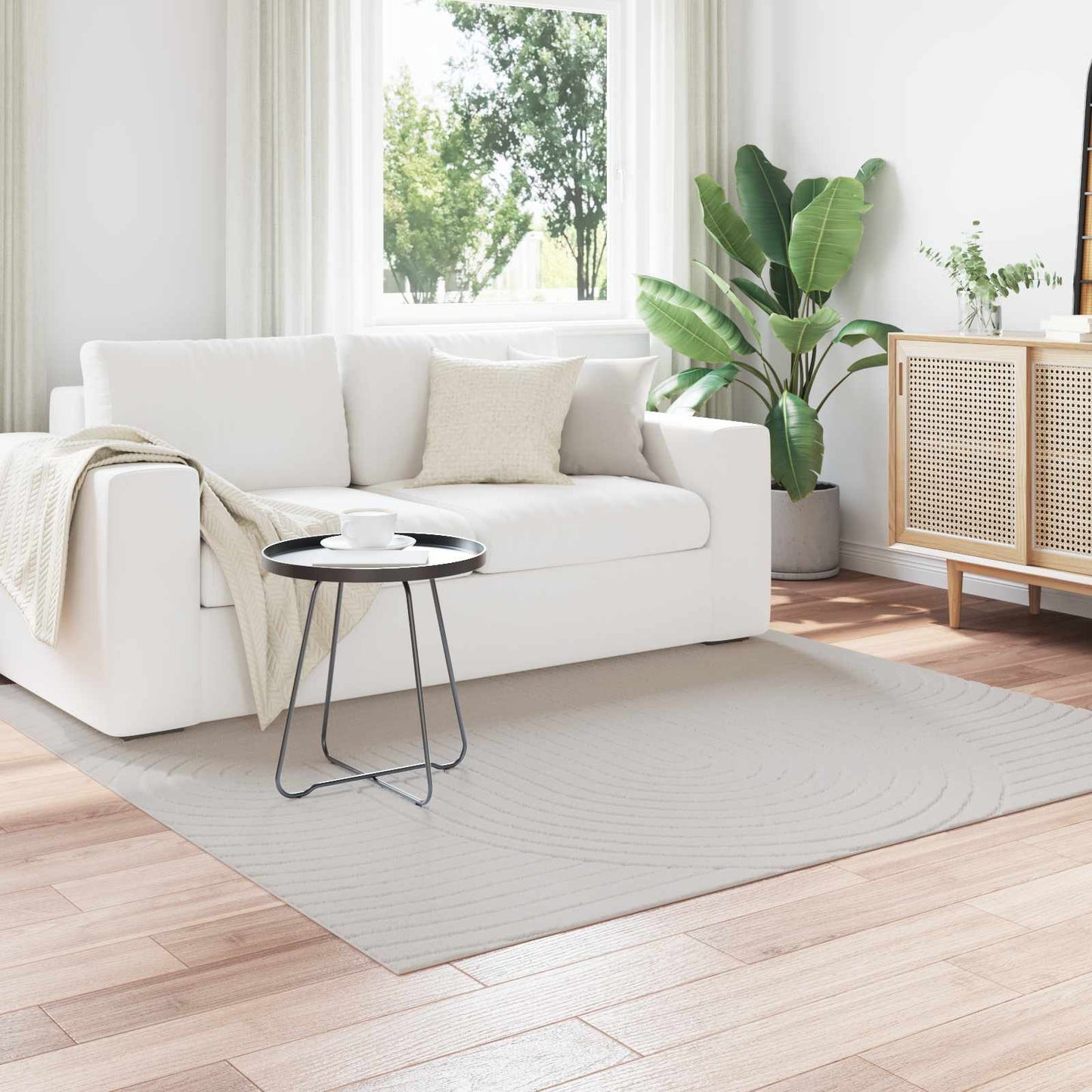 Tappeti per area SIROLO Sabbia 280 x 200 cm Poliestere