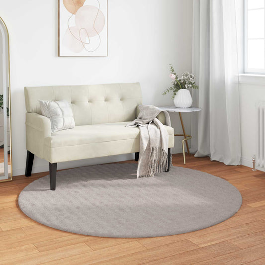 Tappeti per area Rotondo SIROLO Sabbia Ø 120 CM Poliestere