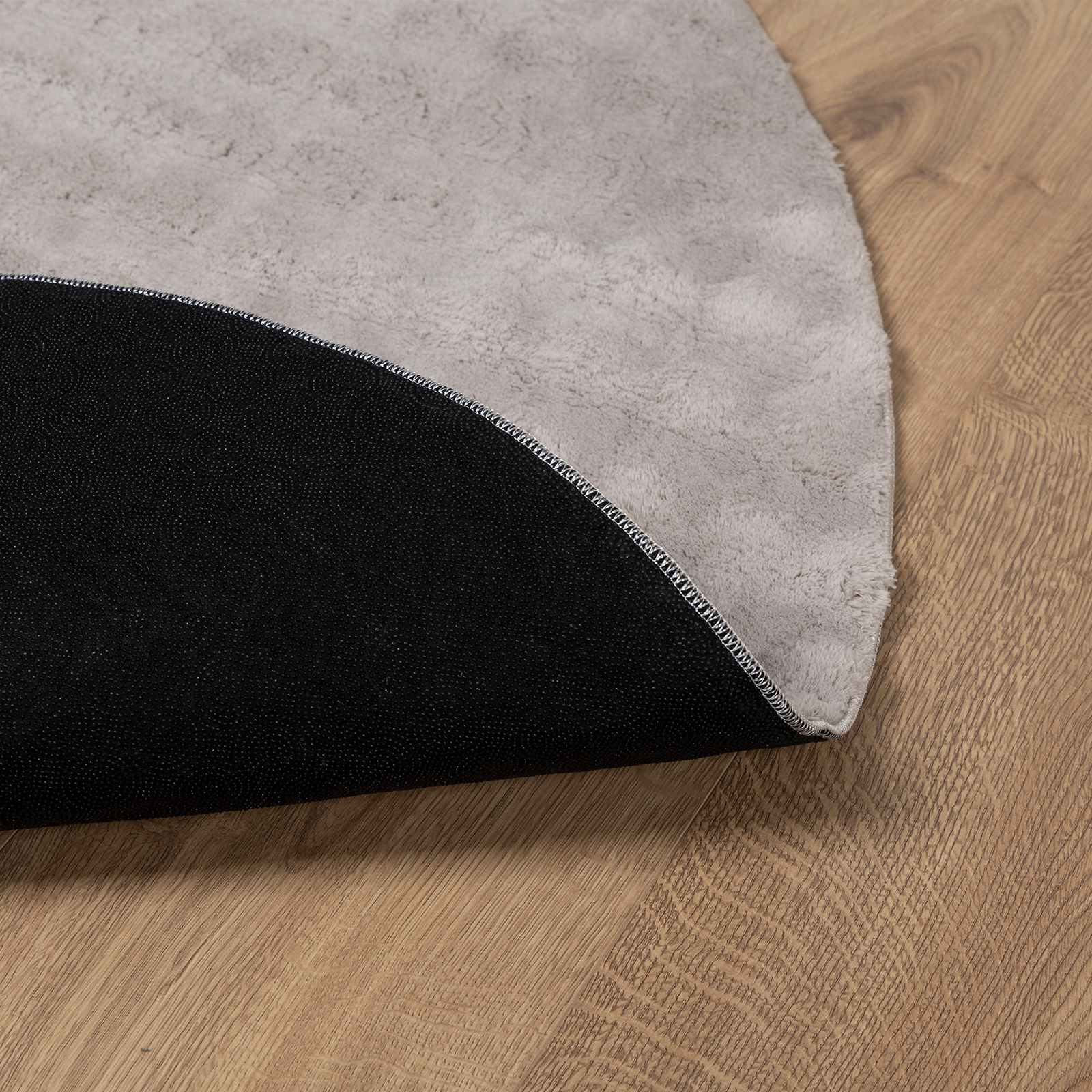 Tappeti per area Rotondo SIROLO Sabbia Ø 200 CM Poliestere | homemem39