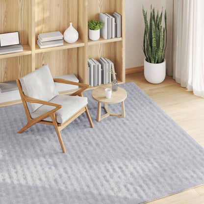 Tappeti per area Quadrato SIROLO Grigio 120 x 120 cm Poliestere | homemem39