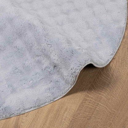 Tappeti per area Rotondo SIROLO Grigio Ø 120 CM Poliestere