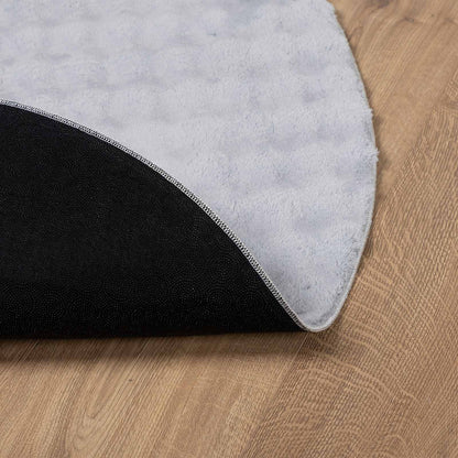 Tappeti per area Rotondo SIROLO Grigio Ø 160 CM Poliestere | homemem39