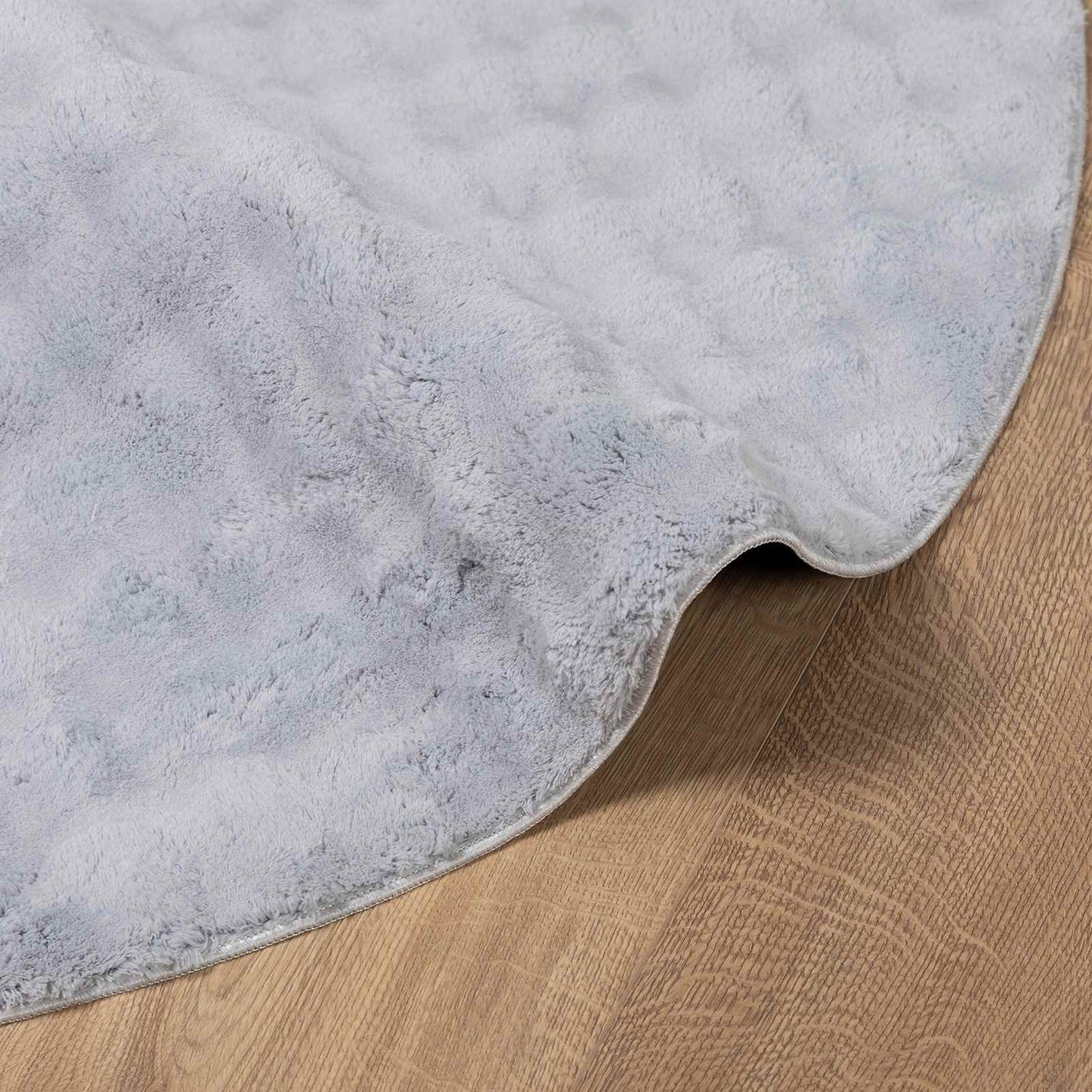 Tappeti per area Rotondo SIROLO Grigio Ø 160 CM Poliestere | homemem39