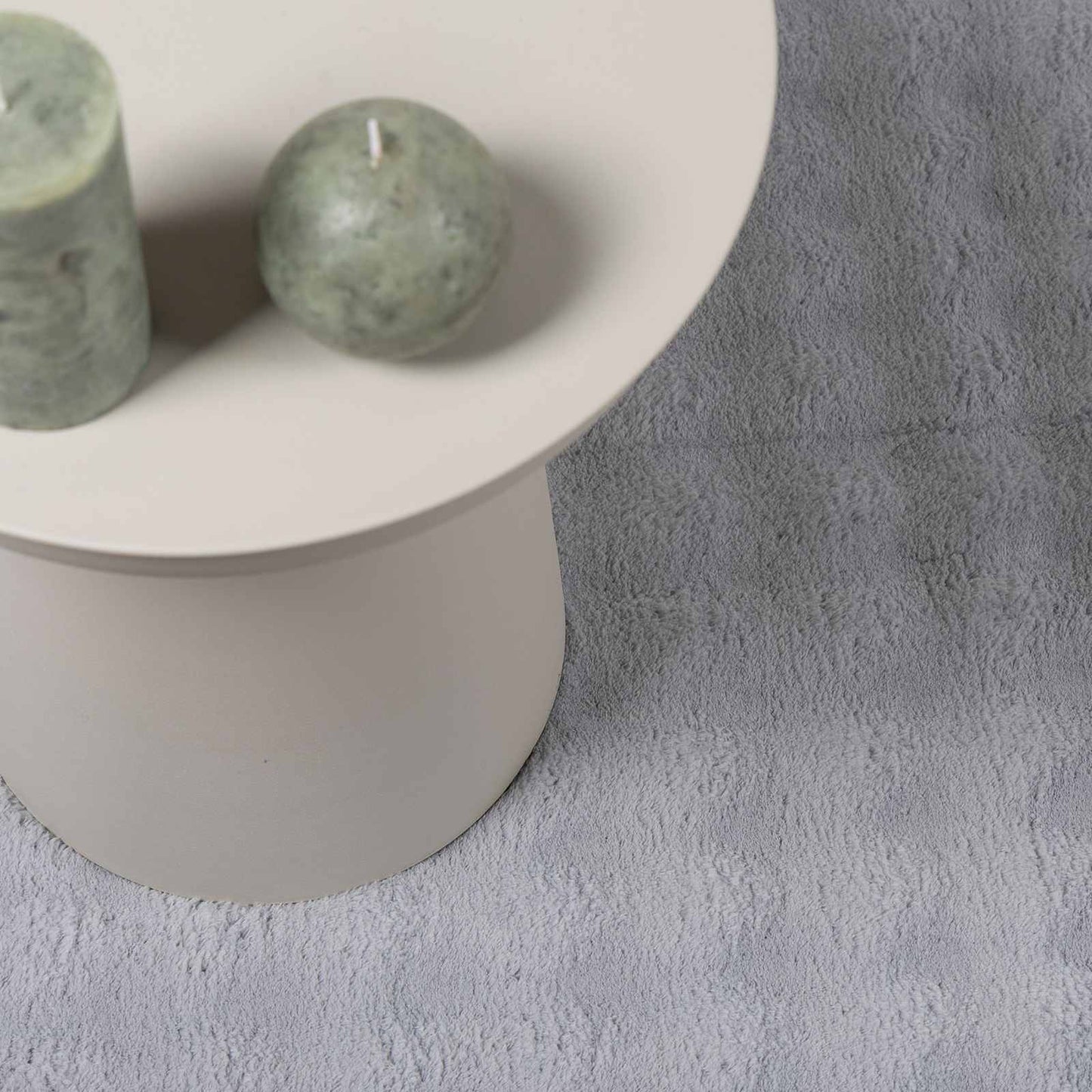 Tappeti per area Rotondo SIROLO Grigio Ø 200 CM Poliestere