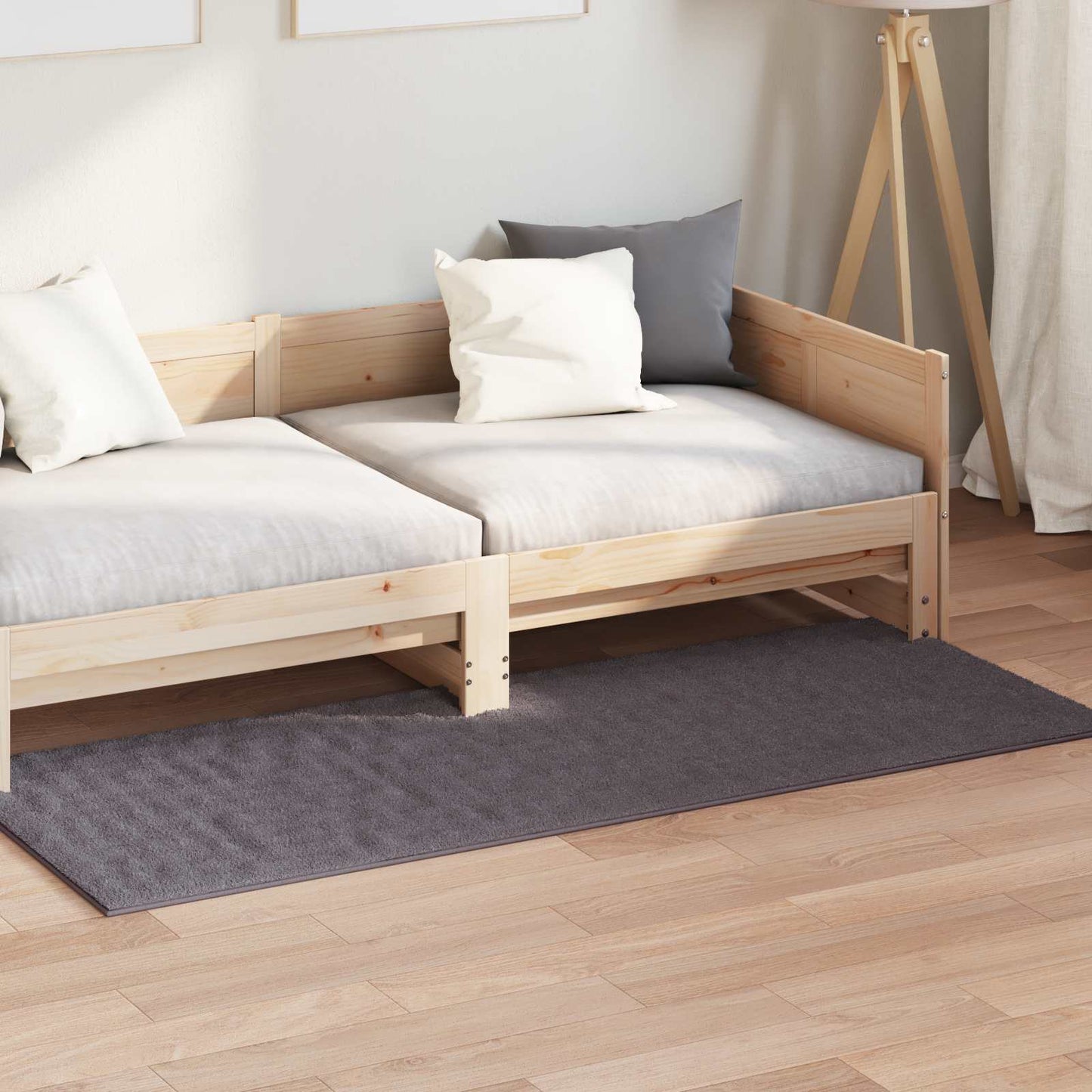 Tappeti per area SIROLO Antracite 200 x 80 cm Poliestere | homemem39