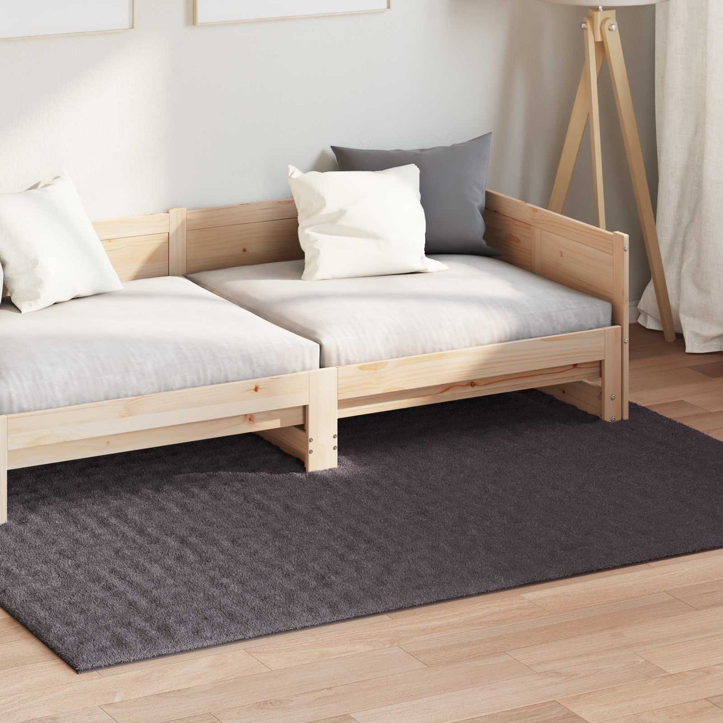 Tappeti per area SIROLO Antracite 170 x 120 cm Poliestere | homemem39