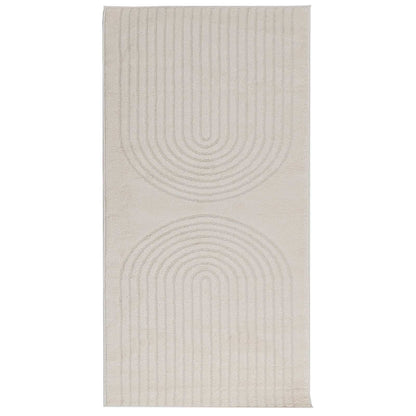 Tappeti per area GALATI Crema 200 x 80 cm Poliestere