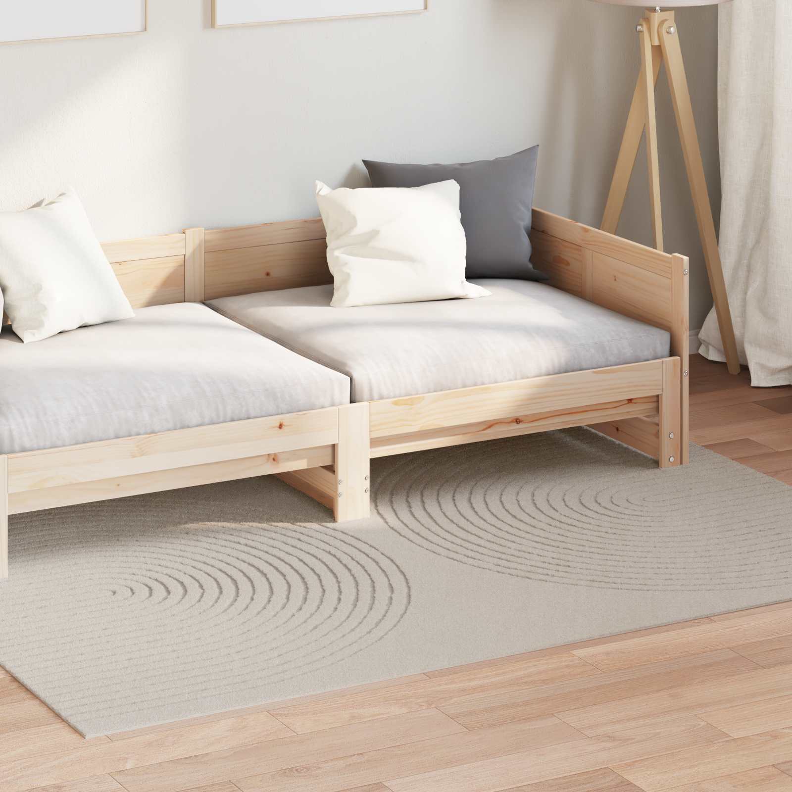 Tappeti per area GALATI Crema 200 x 140 cm Poliestere | homemem39