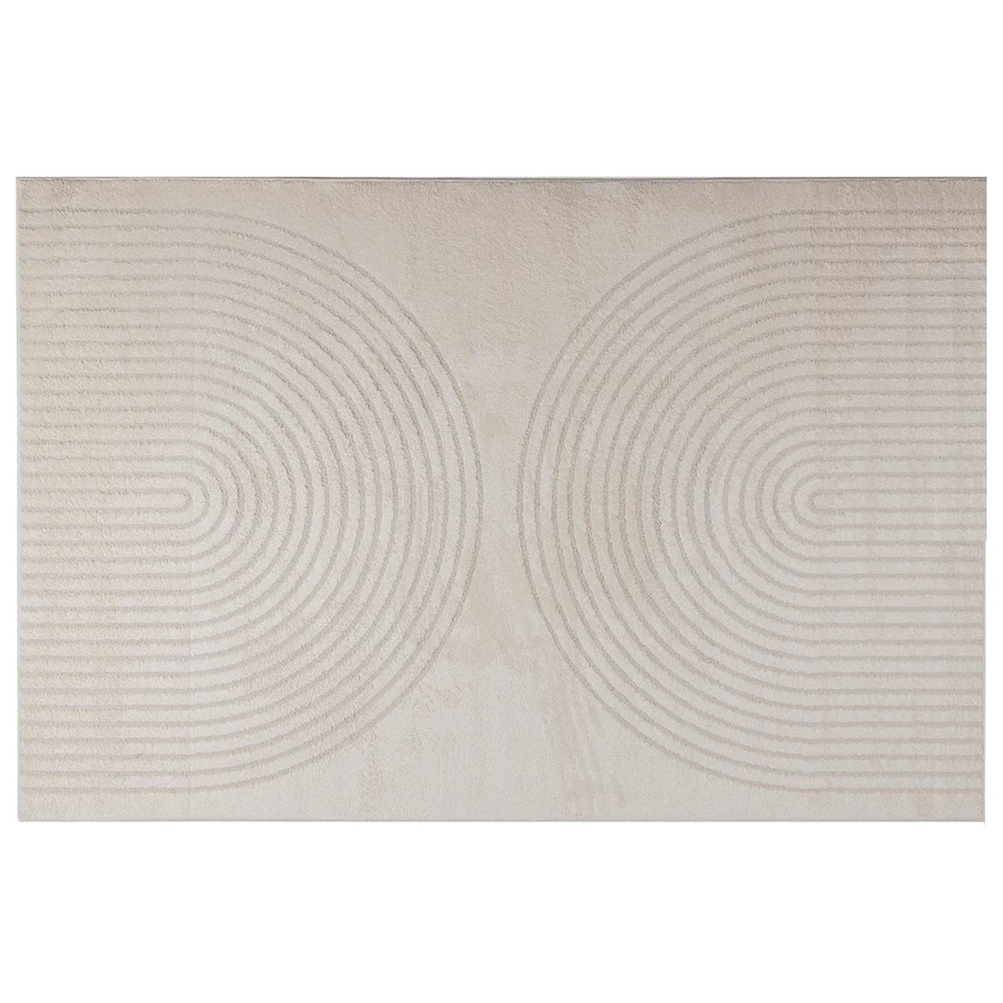 Tappeti per area GALATI Crema 200 x 140 cm Poliestere | homemem39
